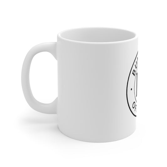 Stylish 11oz Mug with BumRushEQ Design - Perfect for Coffee Lovers!