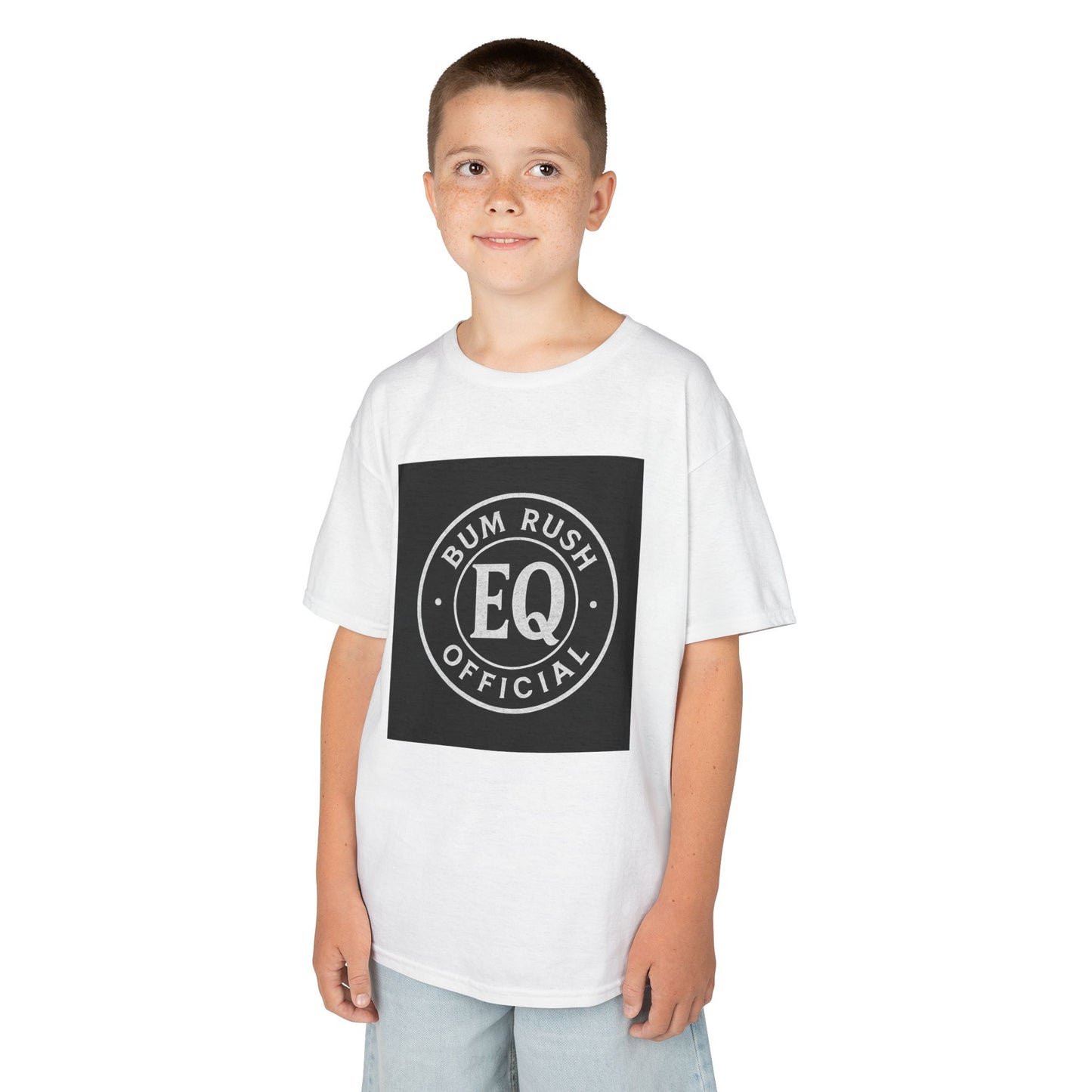 BumRushEQ Kids Heavy Cotton Tee - Cool and Comfy Graphic T-Shirt for Young Trendsetters