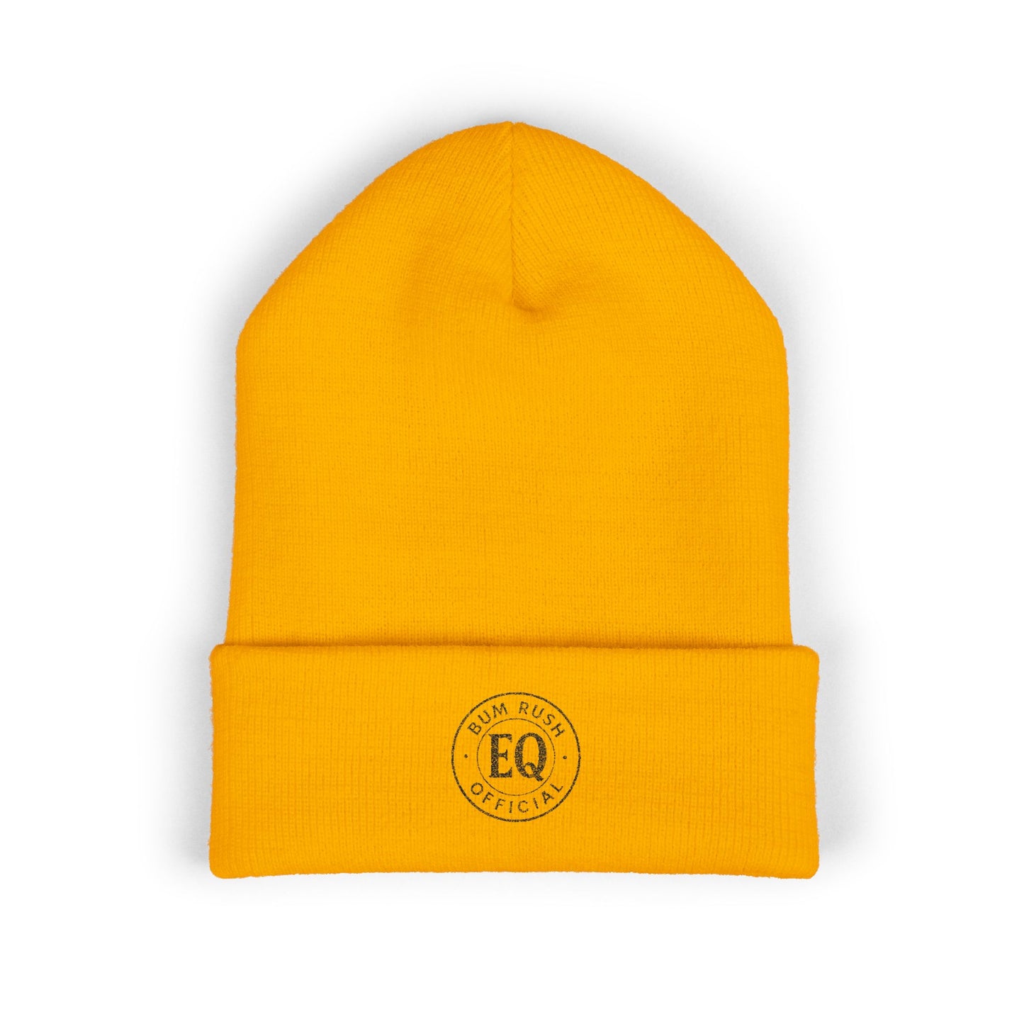 Stylish Embroidered Cuffed Beanie - Cozy Winter Accessory