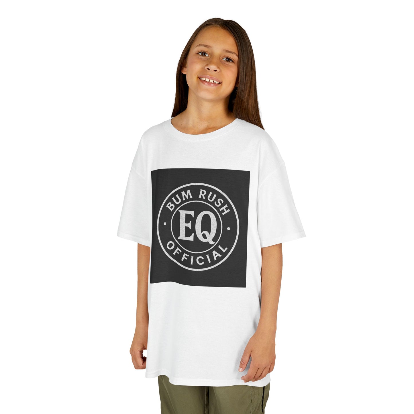 BumRushEQ Kids Heavy Cotton Tee - Cool and Comfy Graphic T-Shirt for Young Trendsetters