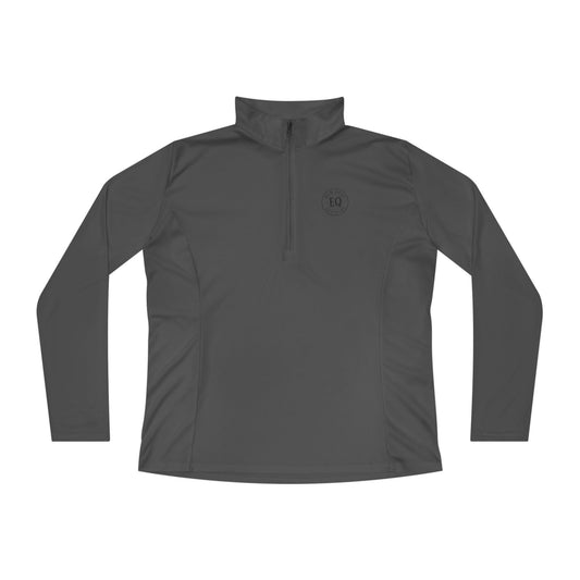 Ladies Quarter-Zip Pullover - 'Bumrush Lack with Abundance' Inspirational Activewear