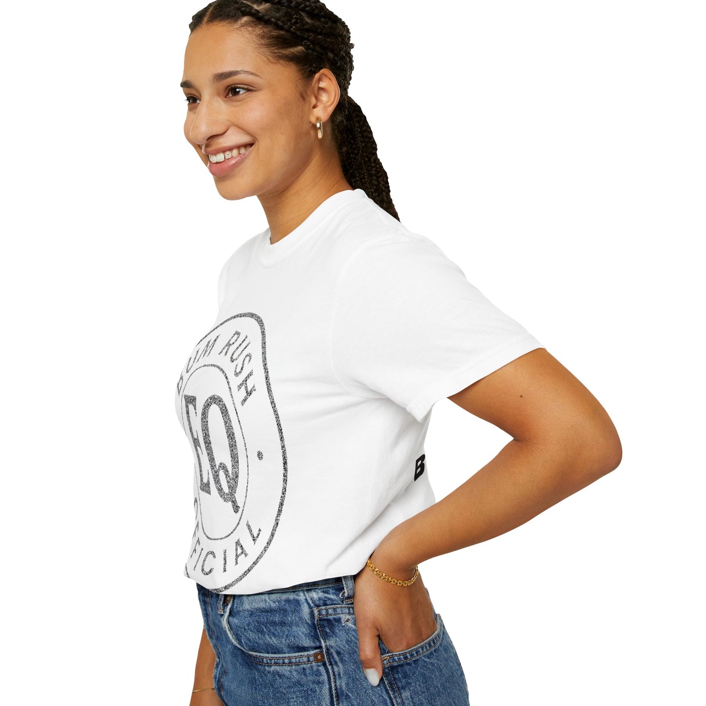 Inspirational Garment-Dyed Unisex T-Shirt - "BumRush with Adversity Boldness"