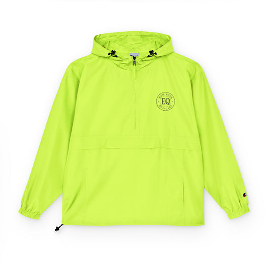 Bright Orange Packable Anorak Jacket for Outdoor Adventures