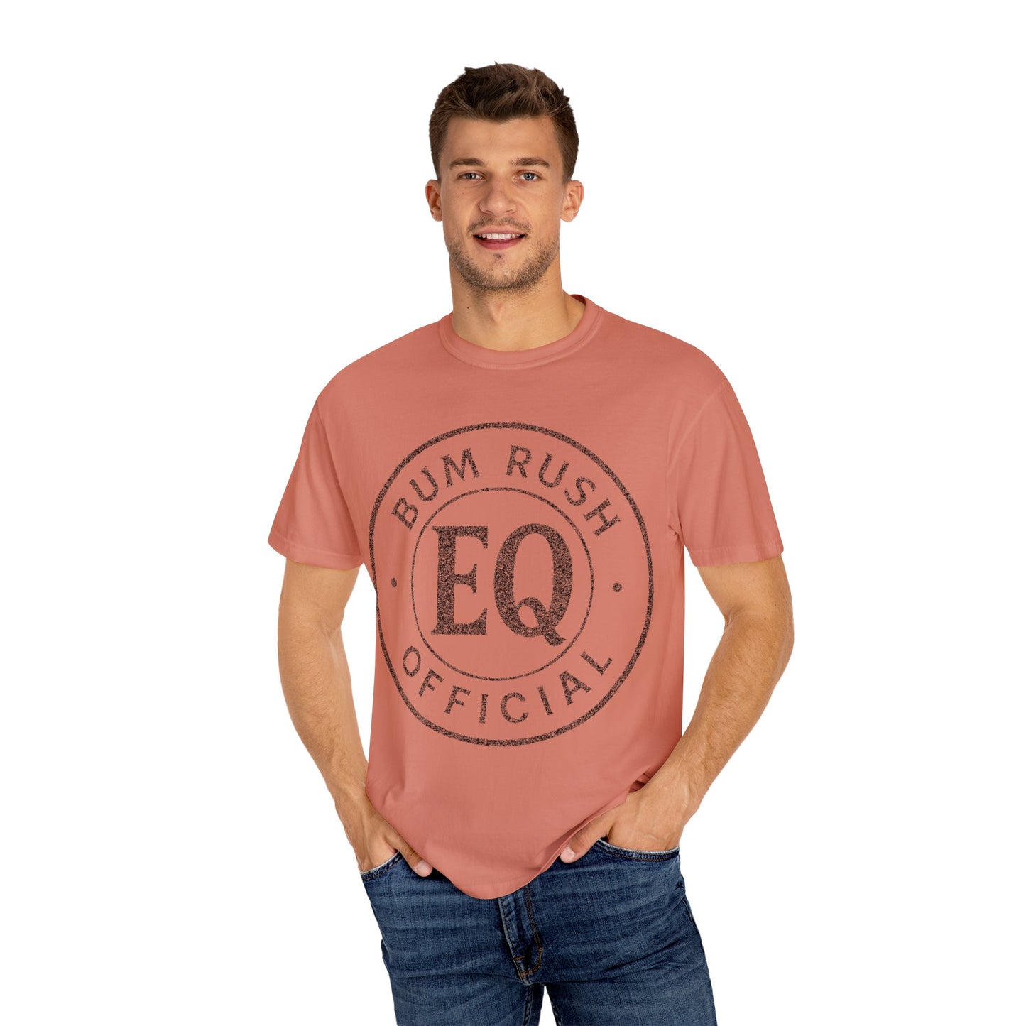 Inspirational Garment-Dyed Unisex T-Shirt - "BumRush with Adversity Boldness"