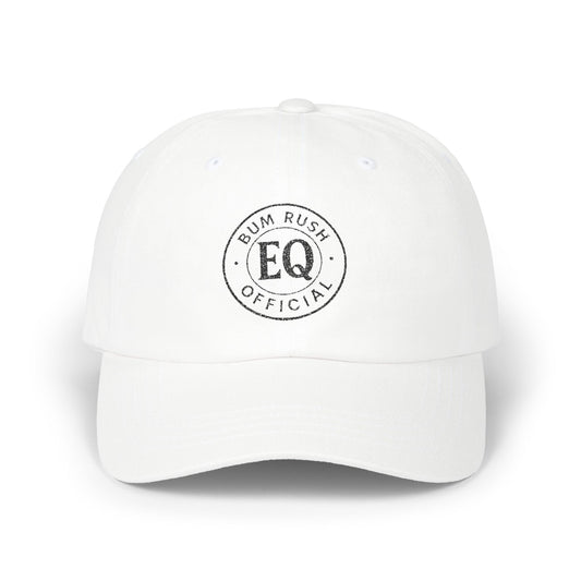 Stylish White Classic Dad Cap with BR Logo