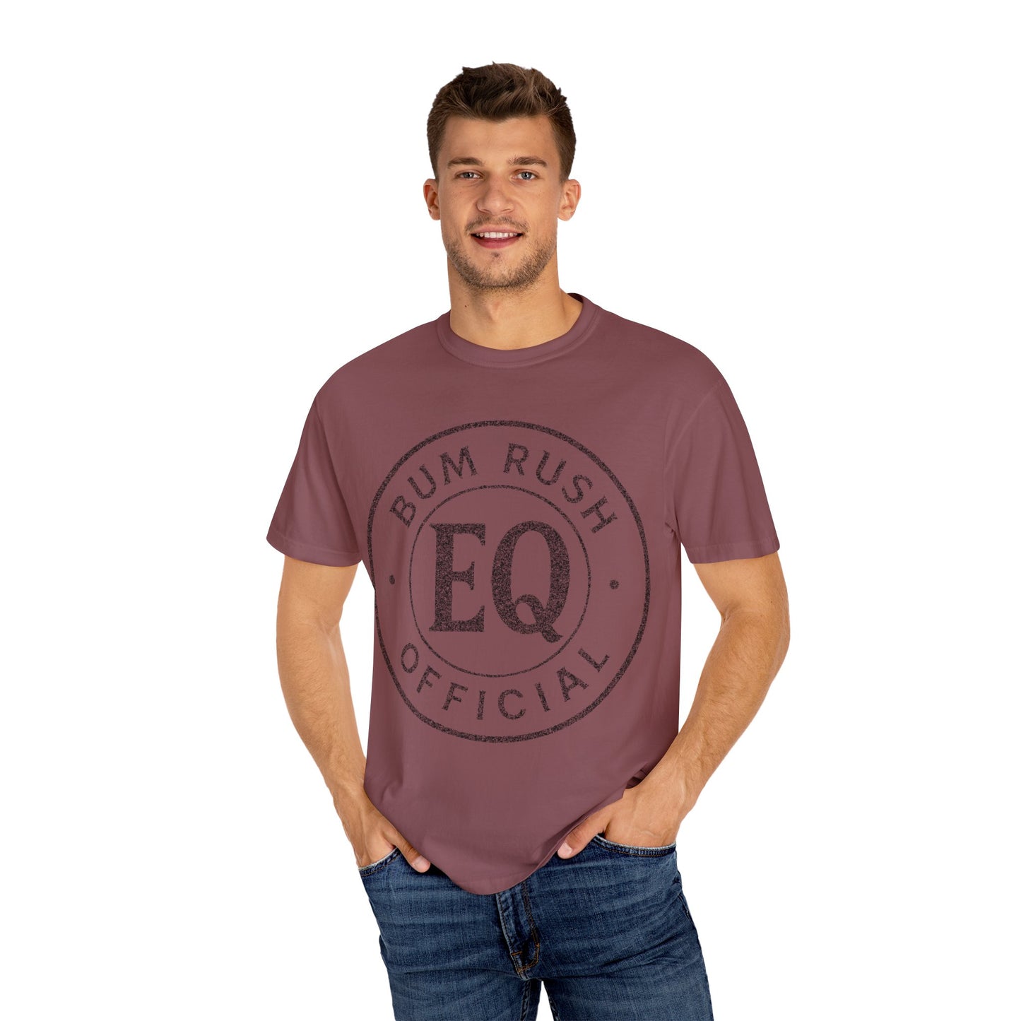 Inspirational Garment-Dyed Unisex T-Shirt - "BumRush with Adversity Boldness"