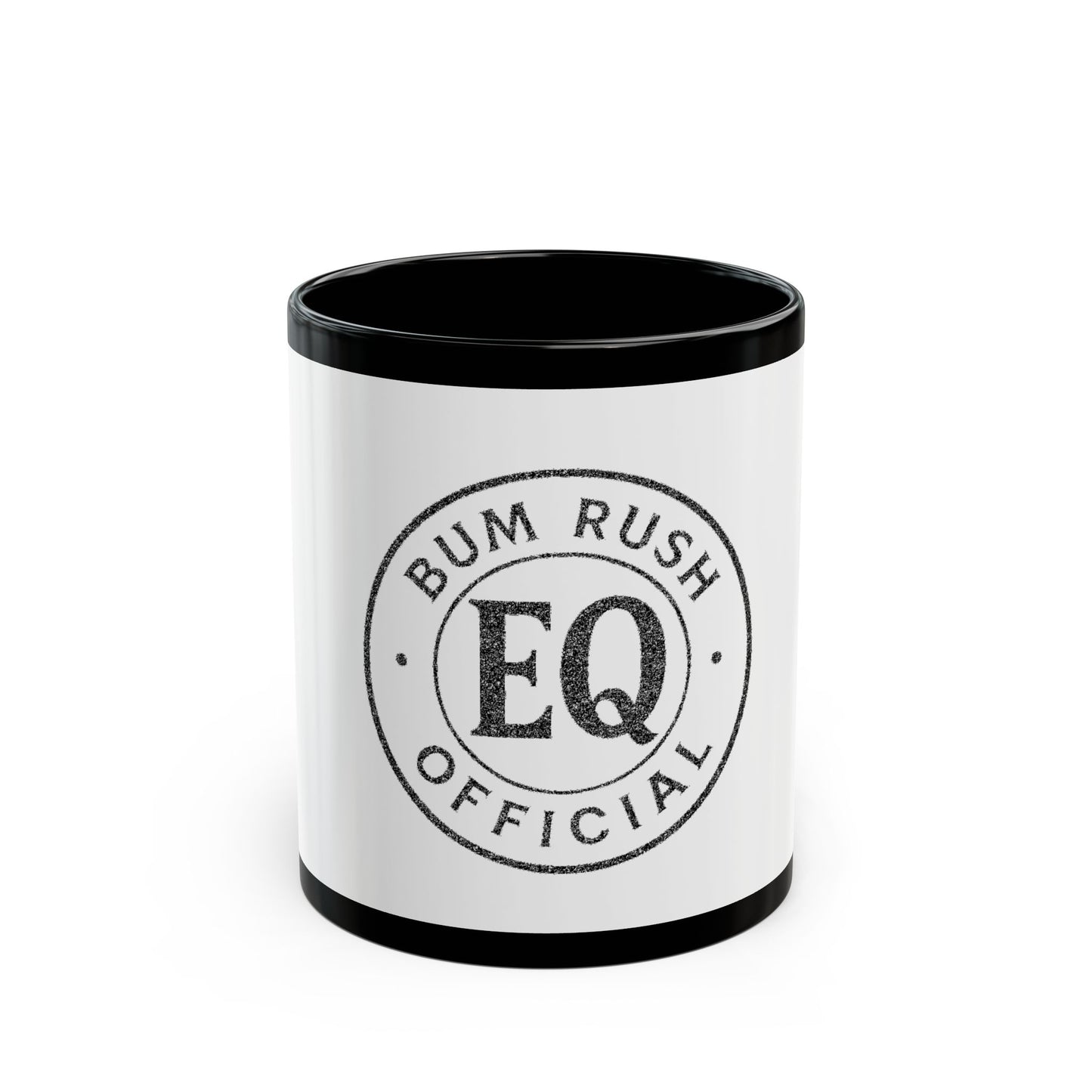Custom Black Coffee Mug - BumRushEQ Design, 11oz & 15oz