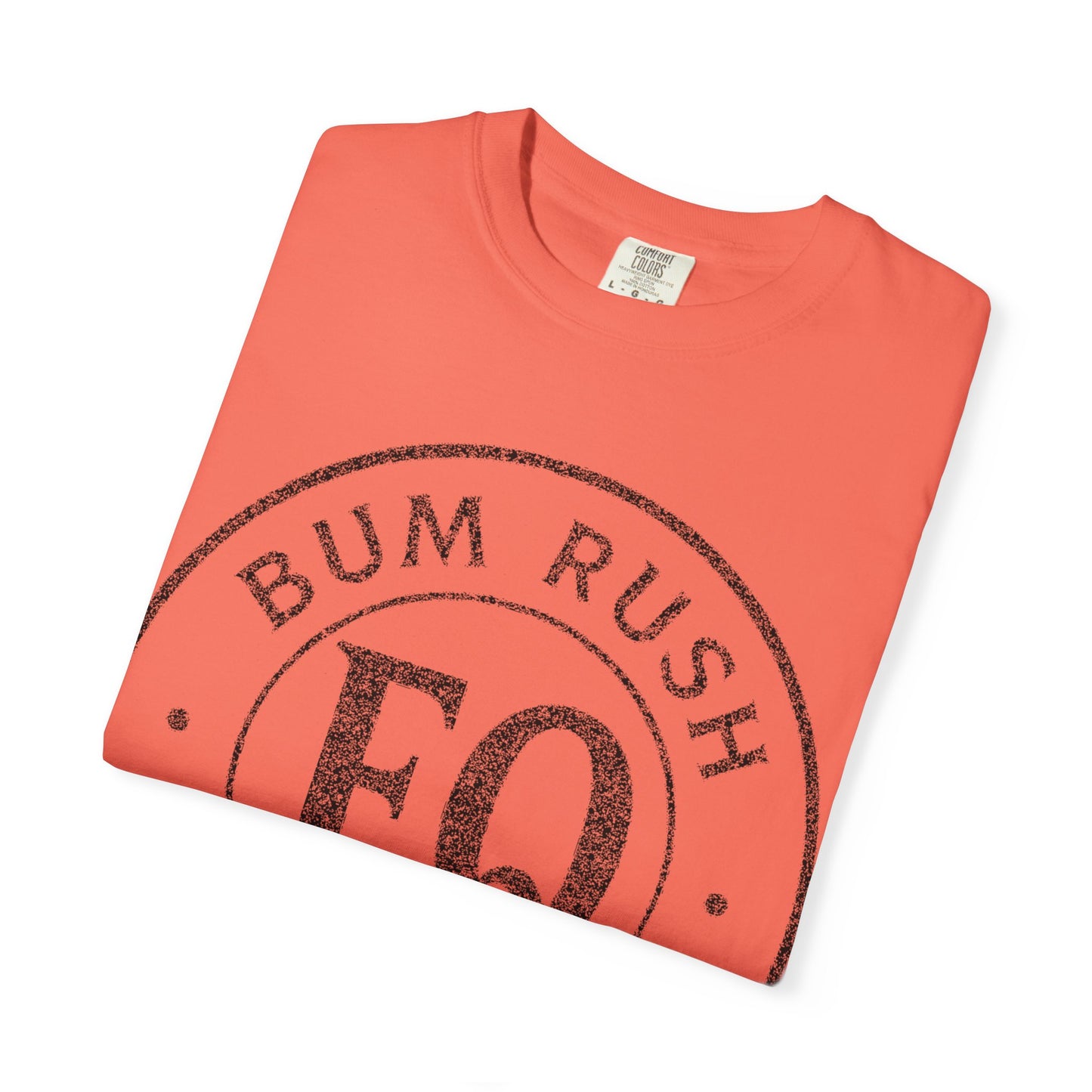 Inspirational Garment-Dyed Unisex T-Shirt - "BumRush with Adversity Boldness"