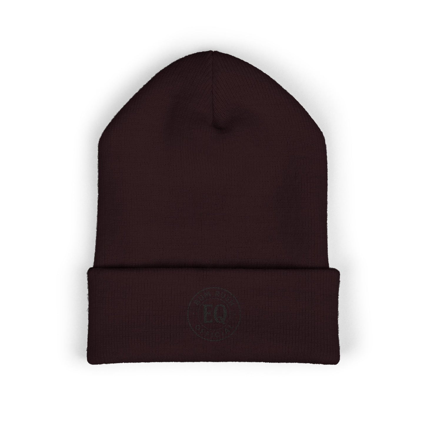 Stylish Embroidered Cuffed Beanie - Cozy Winter Accessory