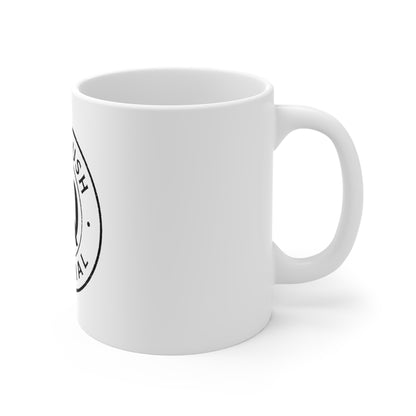 Stylish 11oz Mug with BumRushEQ Design - Perfect for Coffee Lovers!