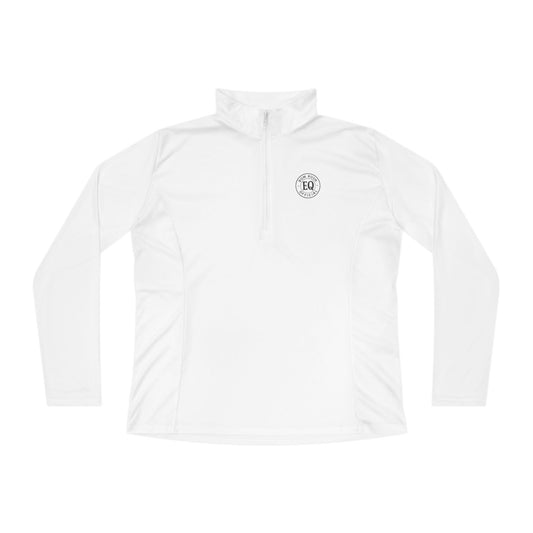 Ladies Quarter-Zip Pullover - 'Bumrush Lack with Abundance' Inspirational Activewear