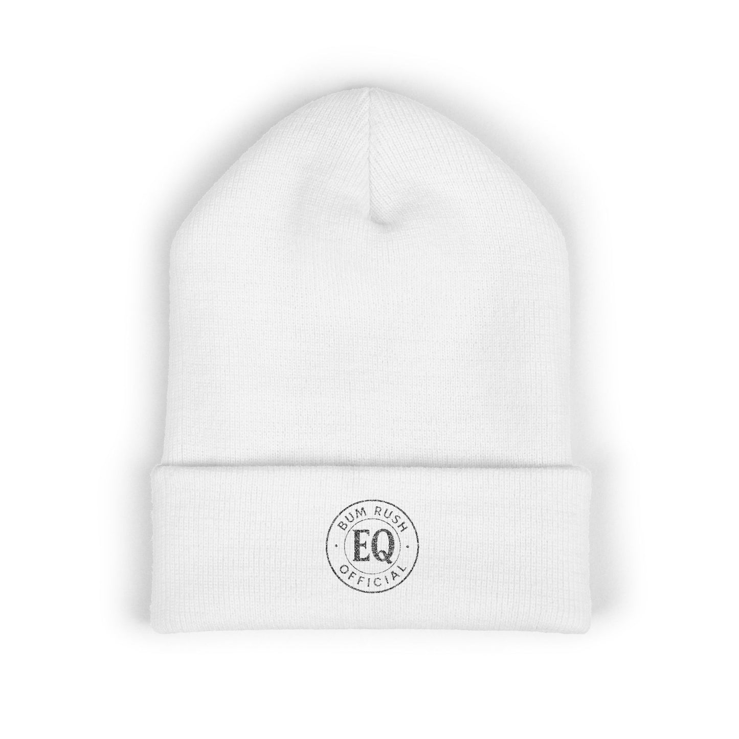 Stylish Embroidered Cuffed Beanie - Cozy Winter Accessory