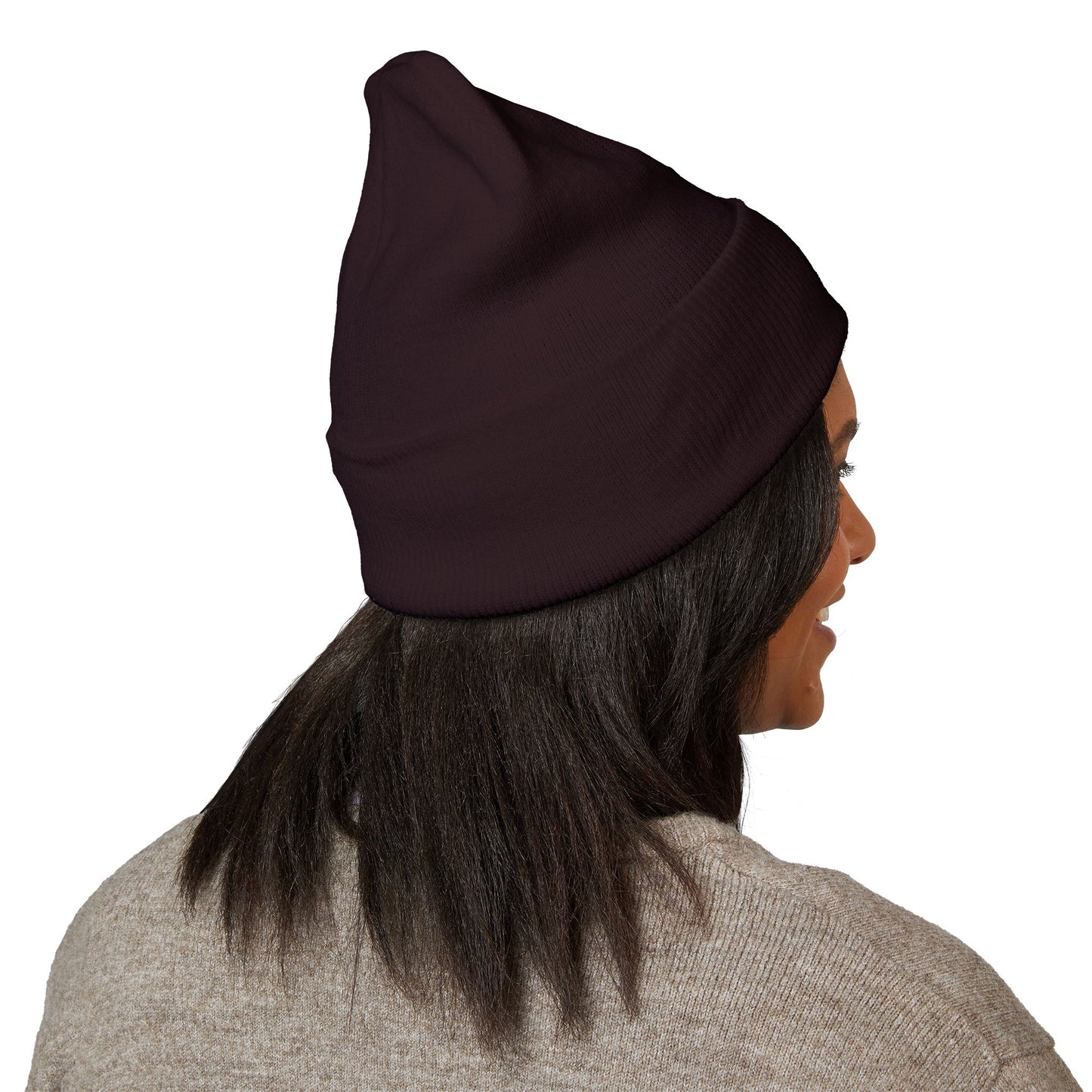 Stylish Embroidered Cuffed Beanie - Cozy Winter Accessory